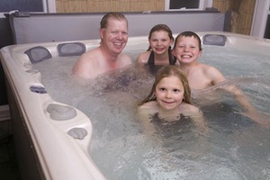 family hot tub